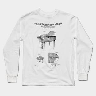 Piano Patent Long Sleeve T-Shirt